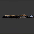 Assorted Cookies on Black Tray Served with Brown Paper on Dark Background