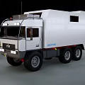 White UNICAT TGS Utility Vehicle With Six Wheels Off Road And Roof Equipment