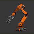 Modern Mechanical Arm Robot Arm Science Fiction Robot Mechanical Arm 3d model