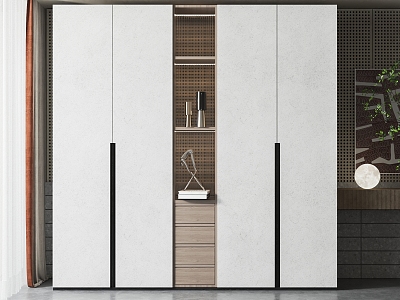 Modern wardrobe 3d model