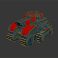 Toy Tank Game Items 3d model