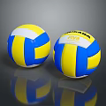 Mikasa FIVB Approved Volleyballs Blue Yellow White Sports Training Equipment