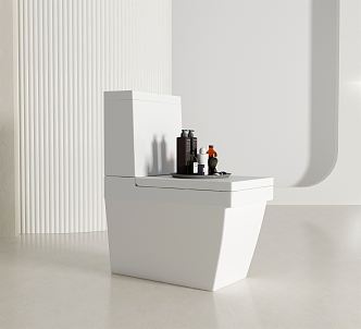 Modern toilet 3d model