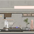 Ochirly Store Window Display With Clothes Mannequins Staircase Plant And Bags