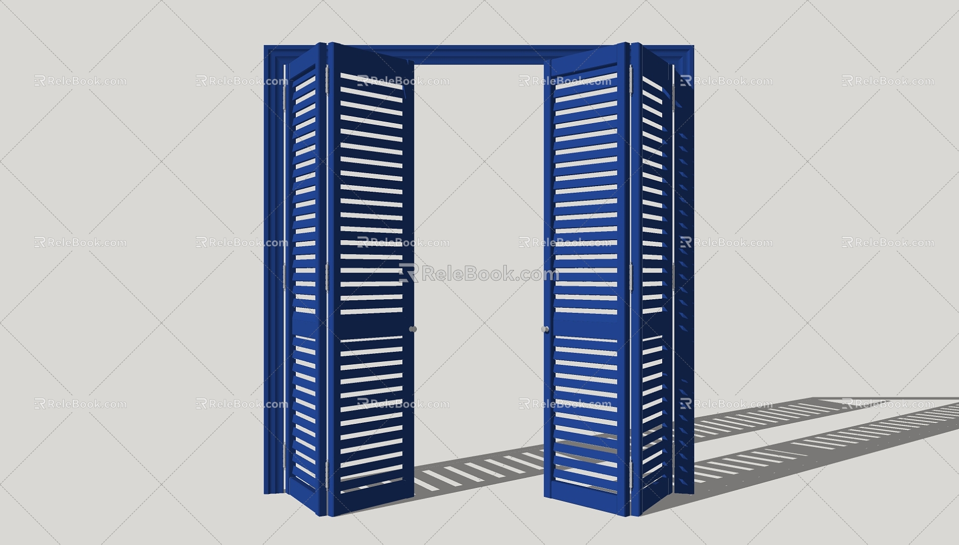 Folding door 3d model