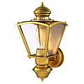 Elegant Golden Wall Lamp With Glass Shade And Classic Design For Home Decoration