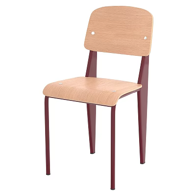 Nordic Simple Single Chair 3d model