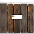 Natural Stone And Wood Material Samples With Various Textures And Color Tones