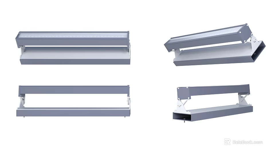 Modern Outdoor Lights With Wall Mounted Aluminum Design For Garden And Corridor Use 3d model 
