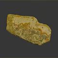 Natural Wood Stone Featuring Orange and Gray Spots on Textured Surface for Home Decoration