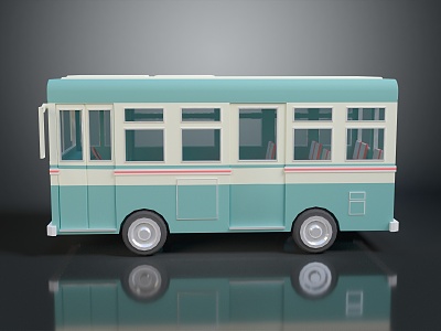 Bus Large Bus CMB Medium Van Large Van Bus School Bus Van Box Car model