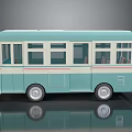 Bus Large Bus CMB Medium Van Large Van Bus School Bus Van Box Car 3d model