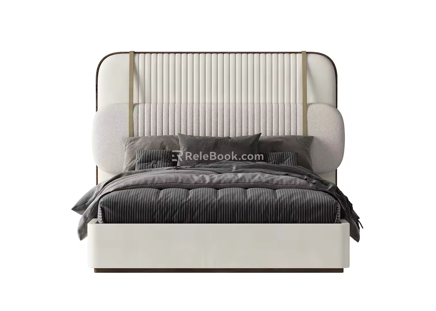 Modern Double Bed 3d model