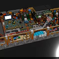 Colorful Indoor Playground With Trampoline Slide Ball Pit And Kids Interactive Activity Area
