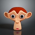 Monkey Monkey Cartoon Monkey Anime Monkey Stylized Monkey Fantasy Style Monkey Toy 3d model