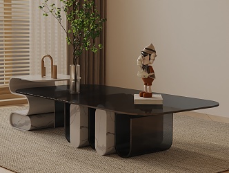 Modern coffee table 3d model