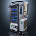 Sci-fi Vending Machine Vending Machine Vending Container Container 3d model