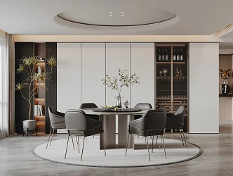 Modern Restaurant 3d model