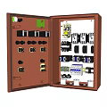 Air startup of distribution box relay 3d model