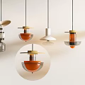 Modern chandelier combination 3d model