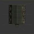 Camouflage Military Style Tent With Door Windows And Guy Ropes