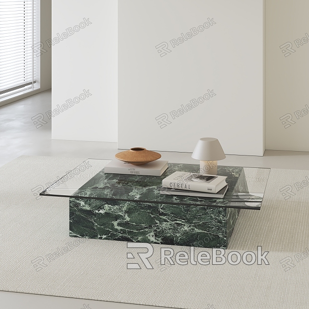 Modern Simple Coffee Table Glass Coffee Table model