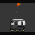Modern Delivery Robot Express Robot Express Classification Robot Intelligent Delivery Robot 3d model