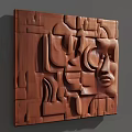 Three-dimensional wall decoration 3d model