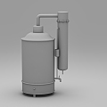 Electric heating water distiller 3d model