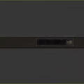 Modern Computer Control Panel 3D Model With Orange Gray Design Interface And Buttons