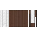 Modern Wall Paneling Design With Marble And Wooden Panels For Interior Decor