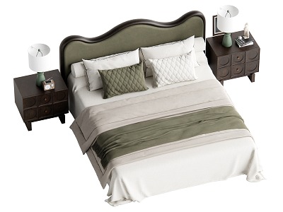 Middle Style Double Bed model