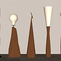 Ancient Floor Lamp Floor Lamp Ancient Style Floor Lamp Log Floor Lamp Cream Style Floor Lamp 3d model