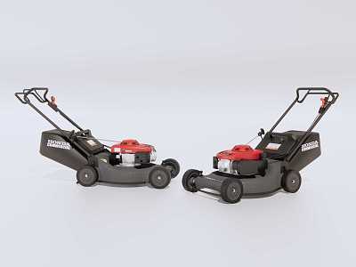 Lawn mower lawn trimmer machine 3d model