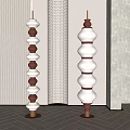 Modern floor lamp 3d model