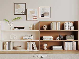 Modern Storage Rack 3d model