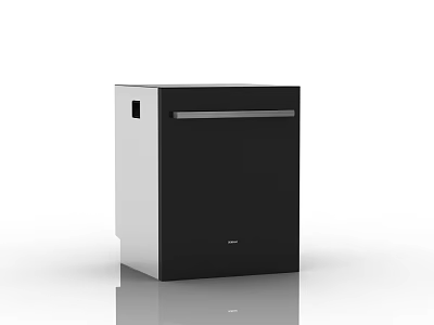 Modern Black And White Kitchen Appliance With Sleek Design And Compact Structure 3d model