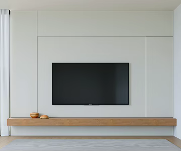 Modern TV Background Wall Minimalist Background Wall Living Room Background Wall TV Cabinet TV Set 3d model