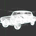 Rusty Vintage Old Car With Classic Design And Brown Exterior