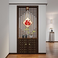 New Chinese-style Entrance Entrance Entrance Entrance Entrance Entrance Entrance Partition 3d model