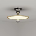 Quiet ancient style bedroom ceiling lamp round ceiling lamp net red ceiling lamp 3d model