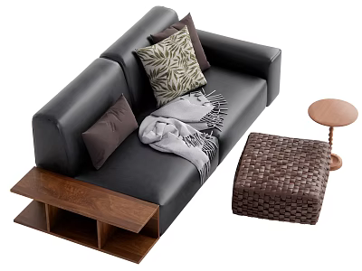 Double sofa 3d model