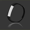 Black Smart Fitness Bracelet With Digital Display For Daily Health And Activity Tracking