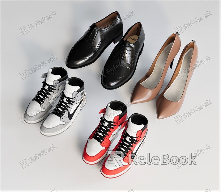 Modern Shoes Sneakers sneaker Leather Shoes High Heels model