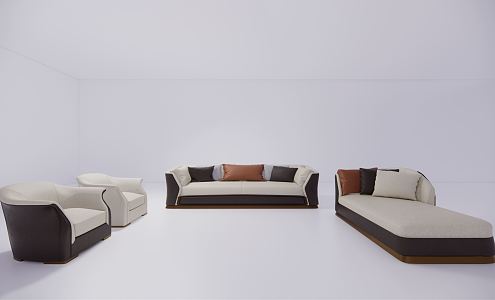 Modern Combination Sofa Medium Luxury Combination Sofa 3d model