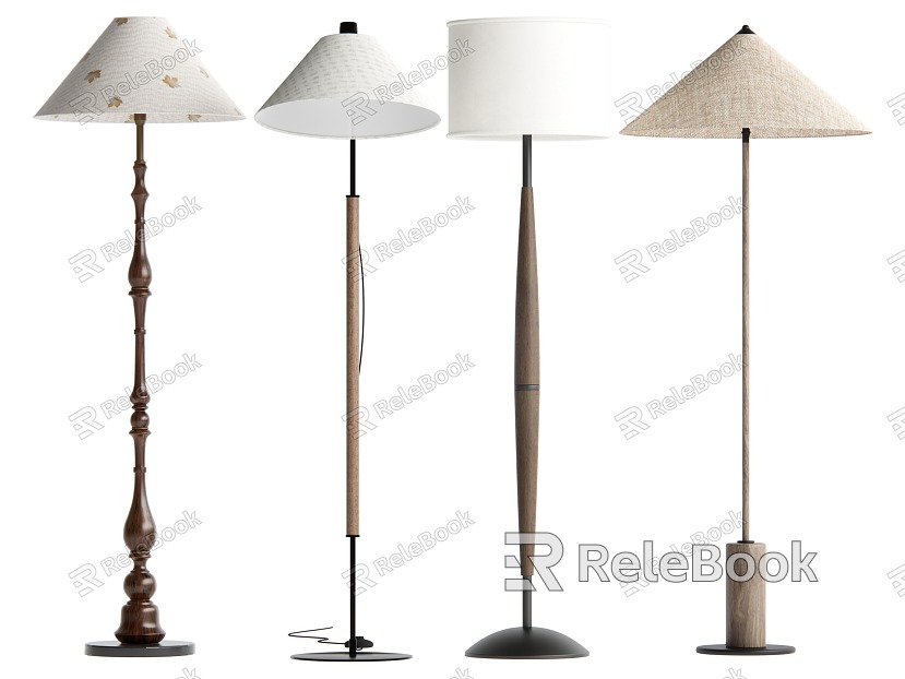 Middle style floor lamp model