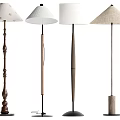 Middle style floor lamp 3d model