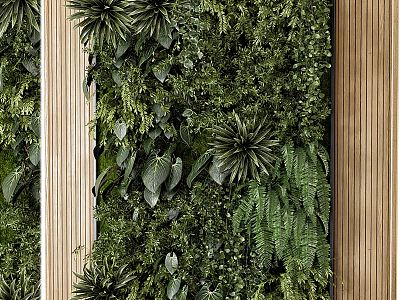 Modern Green Plant Wall Green Plant Wall model