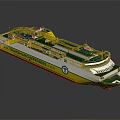Torpoint Ferry Ship With Vibrant Color Layers And Company Name