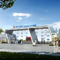 Xinyu Science And Technology Industrial Park Modern Architectural Design Entrance Gate
